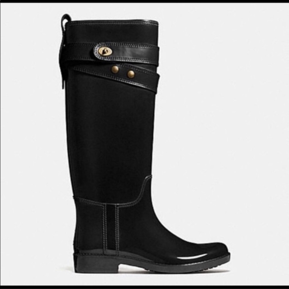 SOLD Coach Rain Boots